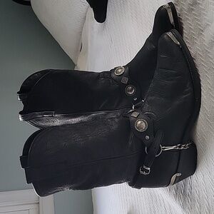 Dingo mens leather cowboy boot